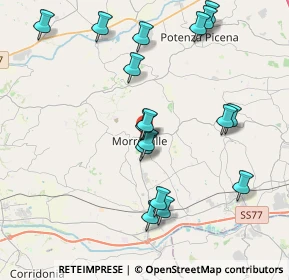 Mappa Viale C. Battisti, 62010 Morrovalle MC, Italia (4.33412)