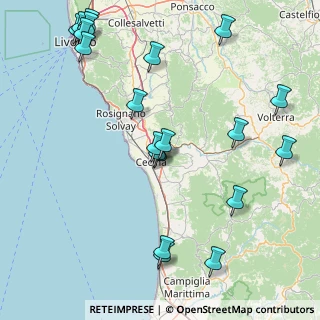 Mappa Via di Poggio Gagliardo, 57023 Cecina LI, Italia (20.918)