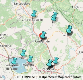 Mappa Via Papa Paolo VI, 06019 Perugia PG, Italia (18.453)