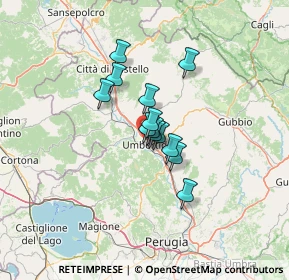 Mappa Via Papa Paolo VI, 06019 Perugia PG, Italia (8.16923)