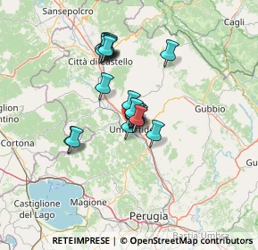 Mappa Via Papa Paolo VI, 06019 Perugia PG, Italia (10.002)