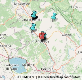 Mappa Via Papa Paolo VI, 06019 Perugia PG, Italia (11.4535)