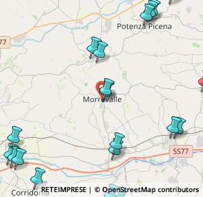 Mappa Via Scuole, 62010 Morrovalle MC, Italia (6.423)