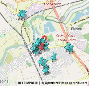 Mappa Piazza Iori Ivan, 57023 Cecina LI, Italia (0.8395)