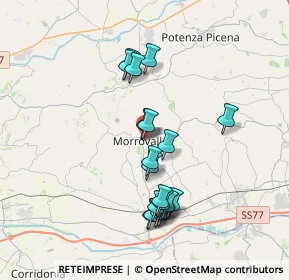 Mappa Piazza Giuseppe Garibaldi, 62010 Morrovalle MC, Italia (3.5715)