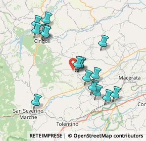 Mappa Contrada SS. Crocifisso, 62010 Treia MC, Italia (7.73471)