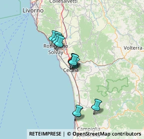 Mappa Via Giacomo Puccini, 57023 Cecina LI, Italia (11.11714)