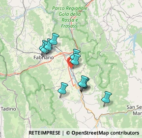 Mappa Via Incavata, 60043 Cerreto D'esi AN, Italia (5.78909)