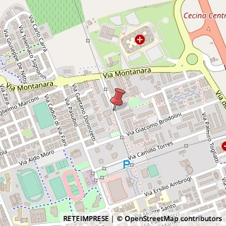 Mappa Via Guido Rossa,  5, 57016 Cecina, Livorno (Toscana)