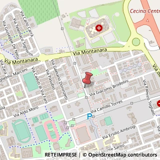 Mappa Via Enrico de Nicola, 1F, 57023 Cecina, Livorno (Toscana)