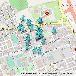 Mappa Piazza Emilio Alessandrini, 57023 Cecina LI, Italia (0.14074)