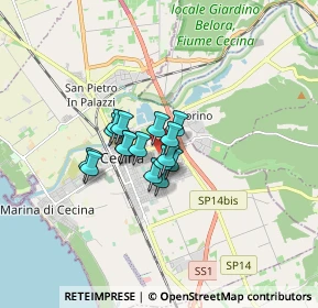 Mappa Via Donizetti, 57023 Cecina LI, Italia (0.95563)