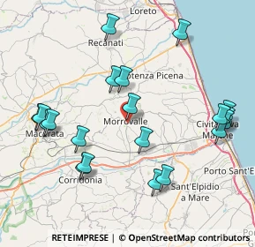 Mappa Via Adige, 62010 Morrovalle MC, Italia (9.15)