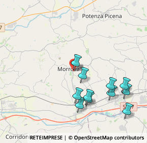 Mappa Via Adige, 62010 Morrovalle MC, Italia (4.27091)