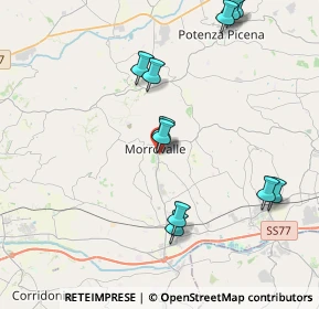 Mappa Via Adige, 62010 Morrovalle MC, Italia (4.47818)