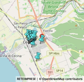 Mappa Via Sin le Noble, 57023 Cecina LI, Italia (1.20263)