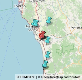 Mappa Via Armando Diaz, 57023 Cecina LI, Italia (8.59667)