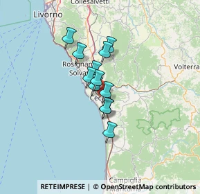 Mappa 57023 Cecina LI, Italia (8.56083)