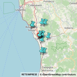 Mappa 57023 Cecina LI, Italia (7.26154)