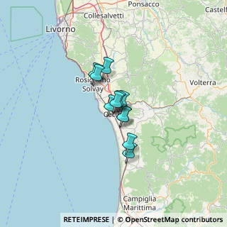 Mappa Via Camillo Benso Cavour, 57023 Cecina LI, Italia (7.01909)