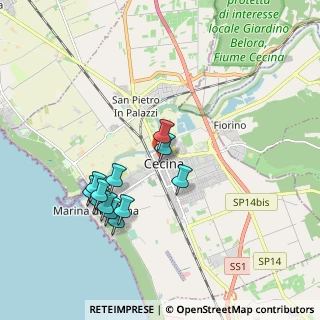 Mappa Via Camillo Benso Cavour, 57023 Cecina LI, Italia (1.835)