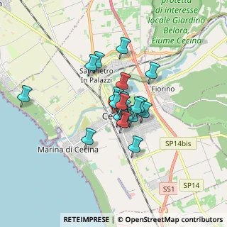 Mappa Via Camillo Benso Cavour, 57023 Cecina LI, Italia (1.1115)