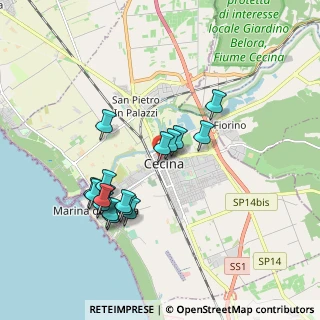 Mappa Via Camillo Benso Cavour, 57023 Cecina LI, Italia (1.77059)