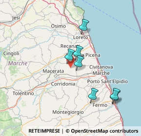 Mappa Borgo Santa Lucia, 62010 Morrovalle MC, Italia (22.58273)