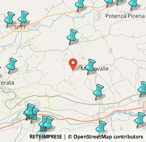 Mappa Borgo Santa Lucia, 62010 Morrovalle MC, Italia (7.1865)