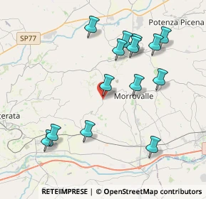 Mappa Borgo Santa Lucia, 62010 Morrovalle MC, Italia (4.20786)