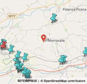 Mappa Borgo Santa Lucia, 62010 Morrovalle MC, Italia (6.726)