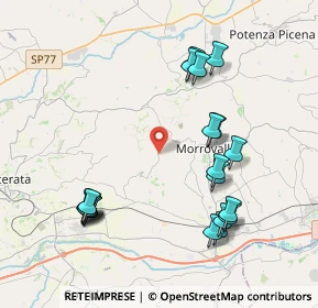 Mappa Borgo Santa Lucia, 62010 Morrovalle MC, Italia (4.474)