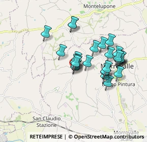 Mappa Borgo Santa Lucia, 62010 Morrovalle MC, Italia (1.575)