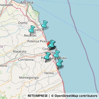 Mappa Via Calabria, 62012 Civitanova Marche MC, Italia (8.52455)