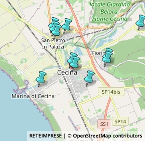Mappa Via Trento, 57023 Cecina LI, Italia (1.82091)