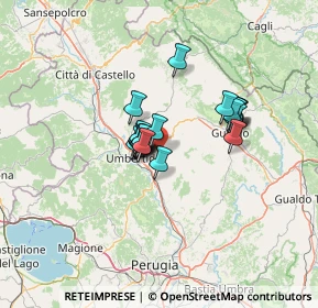 Mappa Località Pieve d'Agnano, 06024 Gubbio PG, Italia (8.8975)