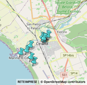 Mappa Piazza Giosuè Carducci, 57023 Cecina LI, Italia (1.49182)