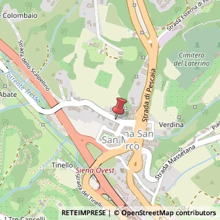Mappa Strada di Montalbuccio, 21, 53100 Siena, Siena (Toscana)