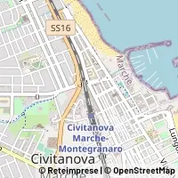 Kaart Civitanova Marche