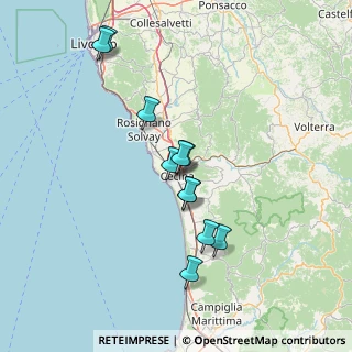 Mappa Via Giuseppe Garibaldi, 57023 Cecina LI, Italia (12.97455)