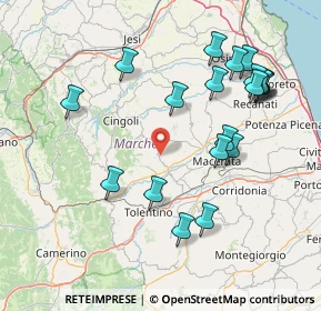 Mappa Corso Italia Libera, 62010 Treia MC, Italia (17.4725)