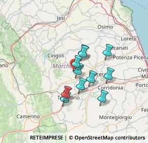 Mappa Corso Italia Libera, 62010 Treia MC, Italia (10.21364)
