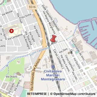 Mappa Corso Umberto I, 221, 62012 Civitanova Marche, Macerata (Marche)