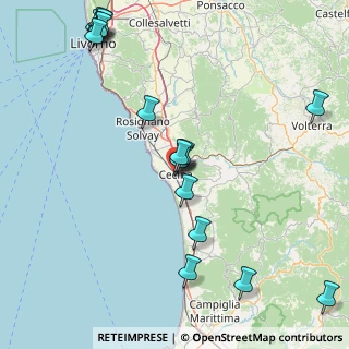 Mappa Via Bruno Buozzi, 57023 Cecina LI, Italia (20.34941)