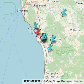 Mappa Via Bruno Buozzi, 57023 Cecina LI, Italia (6.85091)