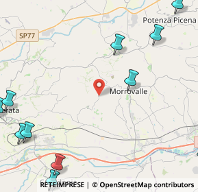 Mappa Borgo S. Lucia, 62010 Morrovalle MC, Italia (7.50214)