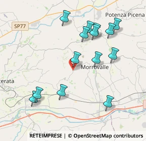 Mappa Borgo S. Lucia, 62010 Morrovalle MC, Italia (4.23929)