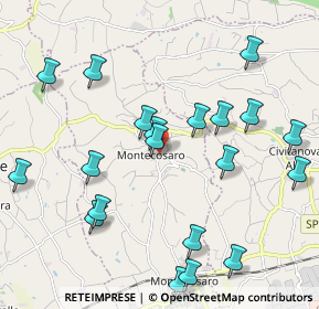 Mappa Via Aurelio Saffi, 62010 Montecosaro MC, Italia (2.377)