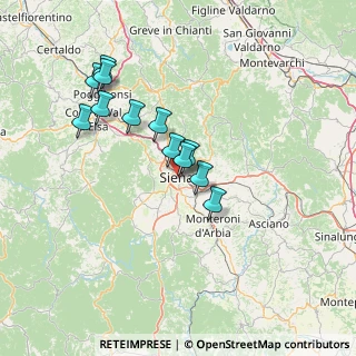 Mappa Via San Martino, 53100 Siena SI, Italia (12.74667)