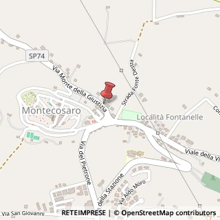 Mappa Via Monte della Giustizia, 24, 62010 Montecosaro, Macerata (Marche)
